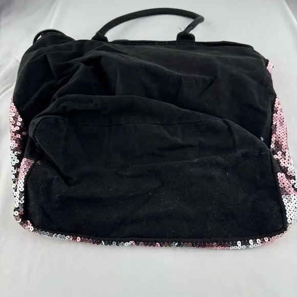 Victoria’s Secret Silver and Pink Sequin Tote Bag - Picture 4 of 4